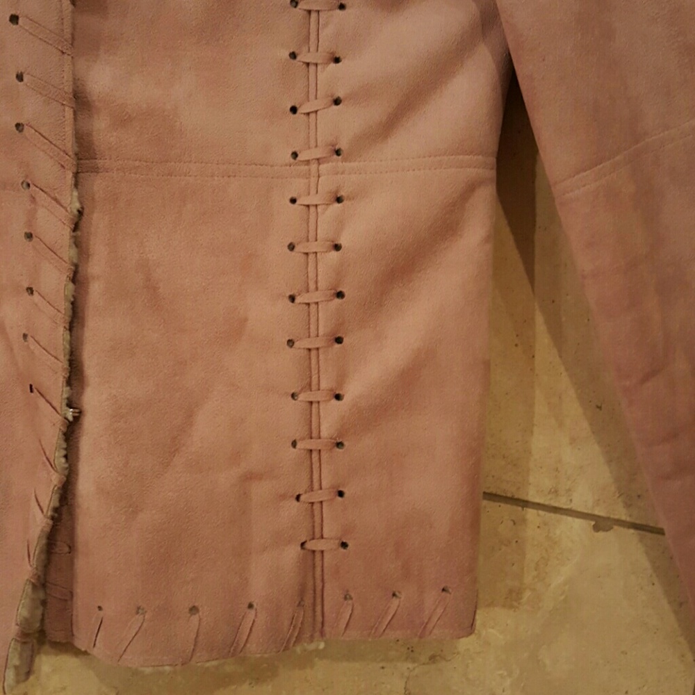 Faux Suede/Shearling Jacket - image 4